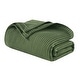 preview thumbnail 67 of 120, Madison Park Waffle Weave 100% Cotton Breathable Lightweight Blanket