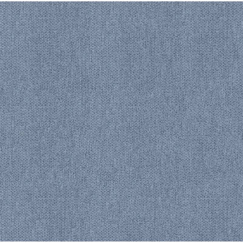 A-Street Prints Sydney Navy Faux Linen Wallpaper