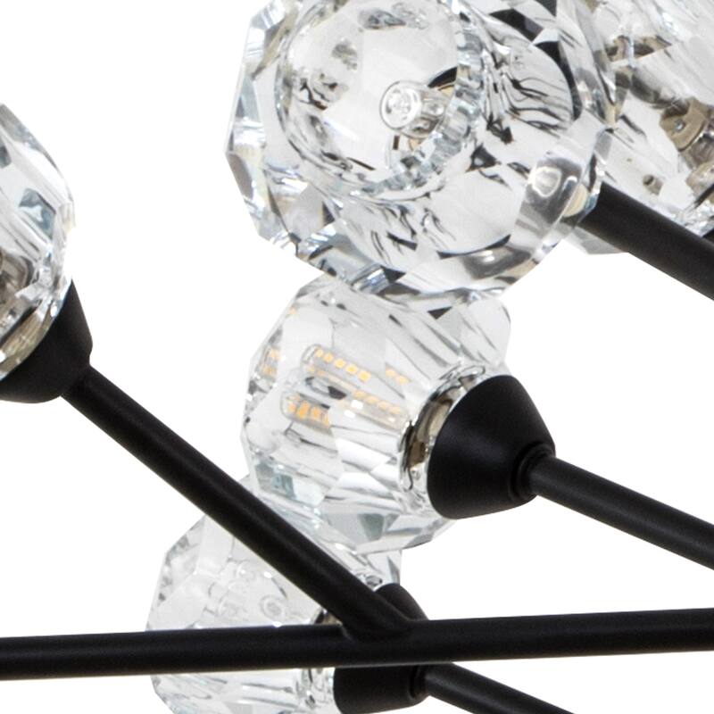 Maxax 18 - Light Dimmable Sputnik Modern Linear Chandelier