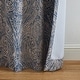 preview thumbnail 8 of 10, Vittoria Paisley Printed Blackout Curtain Panel