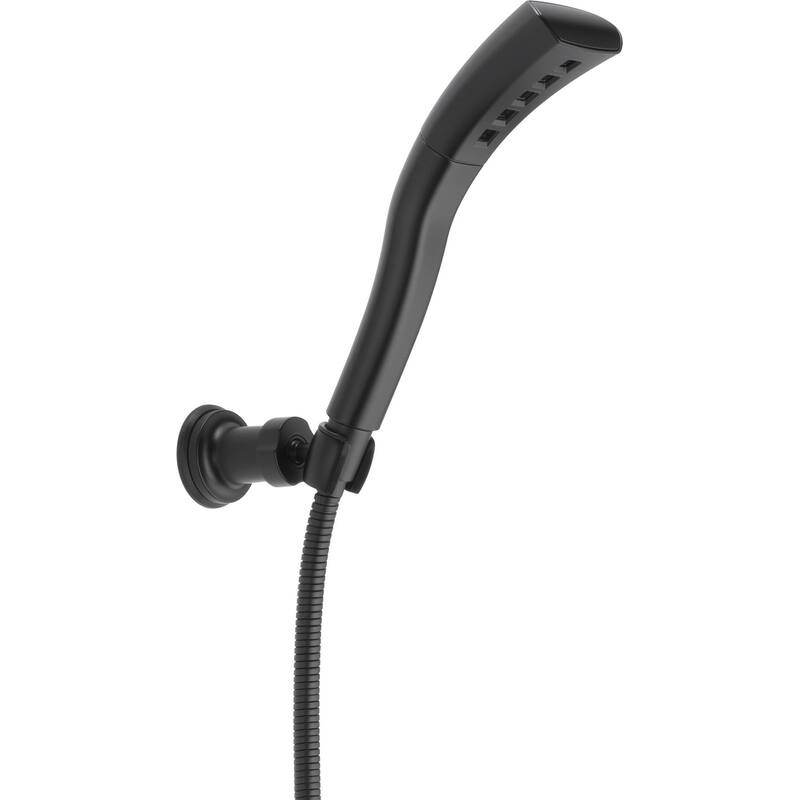 Delta 1.75 GPM Single Function Hand Shower Package with H2Okinetic - Matte Black