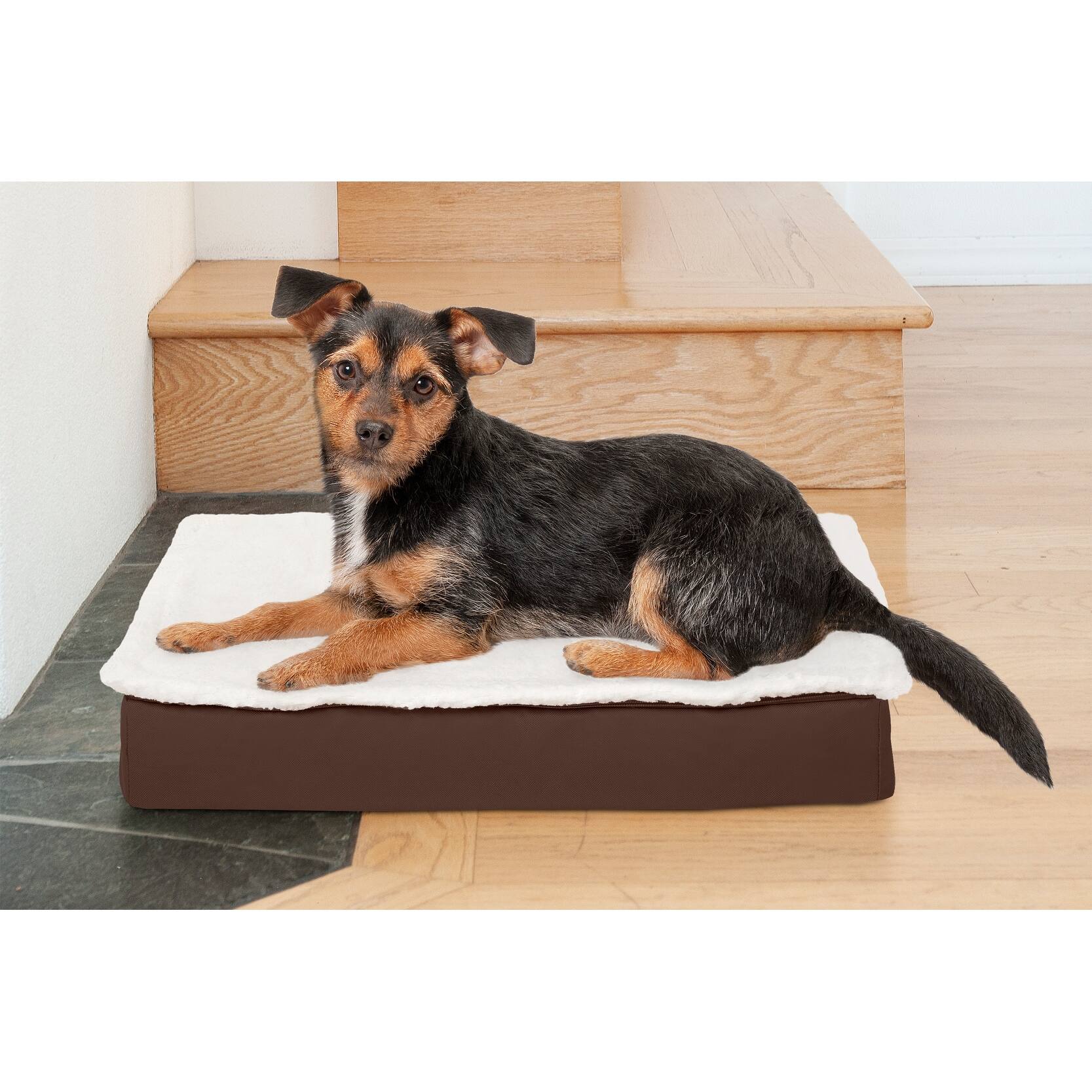 Shop Furhaven Pet Bed Outdoor Convertible Deluxe Memory Foam