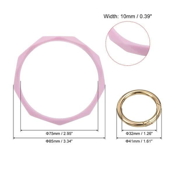 Key Ring Bracelet, Silicone Keychain Diamond Shaped Wrist Keyrings ...