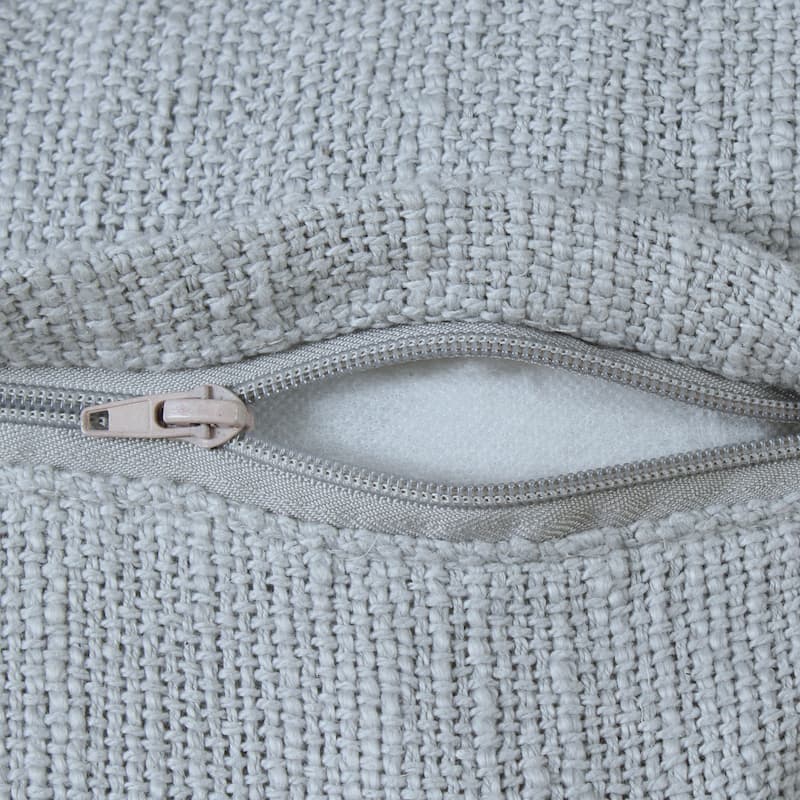 Hidalgo Solid Fringed Throw Pillow by Sevita