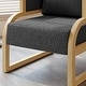 preview thumbnail 34 of 35, Corvus Danzig Teddy Fabric 1-Piece Accent Chair