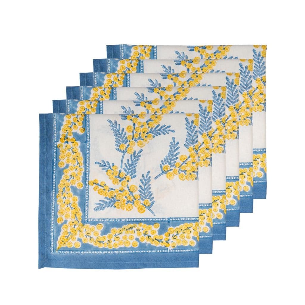Couleur Nature Mimosa Napkins - 19" x 19" - Set of 6 - 19" x 19"