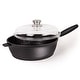 preview thumbnail 2 of 6, BergHOFF EuroCAST Cast Aluminum Non-stick 9.5" Saute Pan, Glass Lid