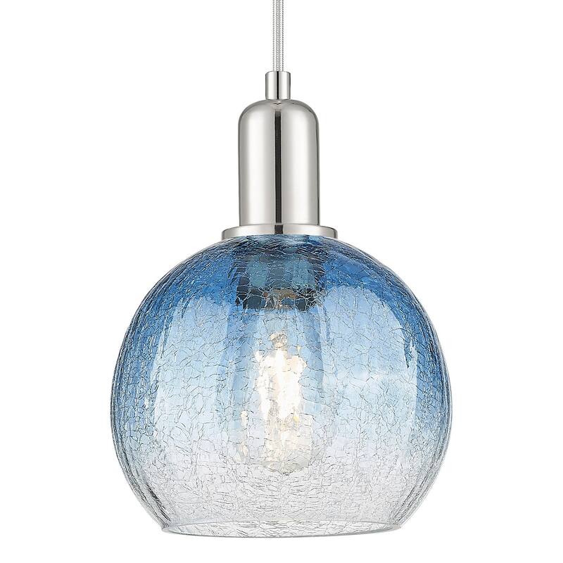 Innovations Lighting 716-1P-G483-8SB Brookhaven Globe 8" Wide Cord - Polished Nickel