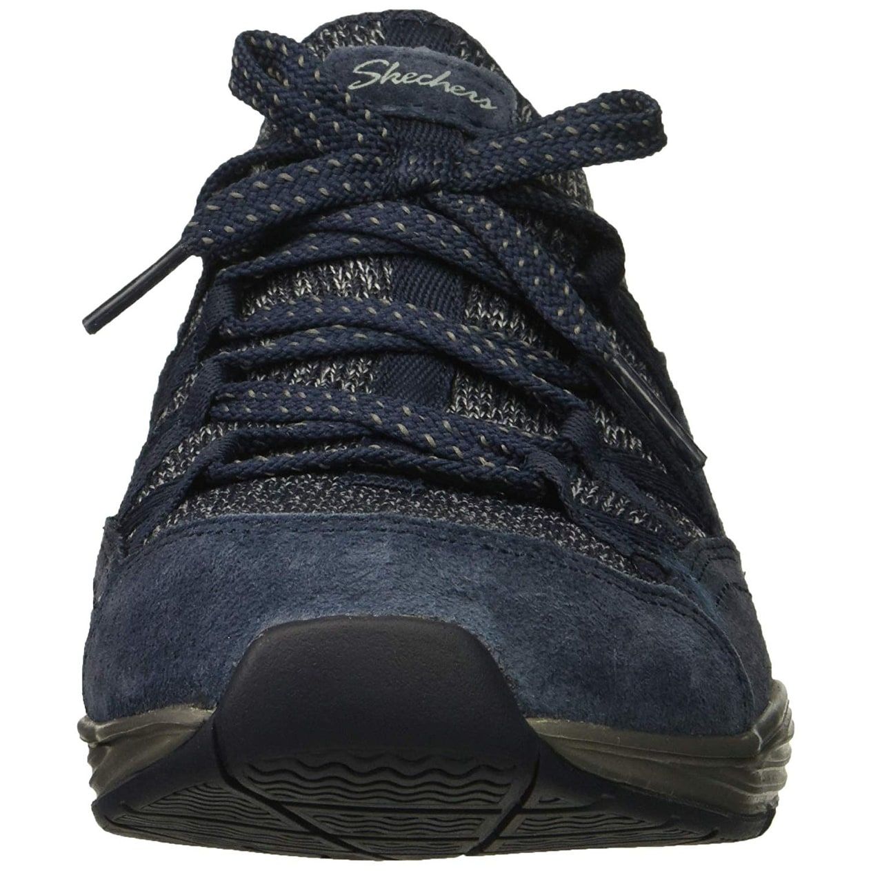 black lace up skechers