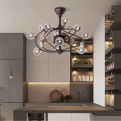 31-in Luxury Modern Style 3-Blade Ceiling Fan with Remote Control