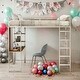 preview thumbnail 19 of 23, Full Size Metal Loft Bed With 2 Shelves and one Desk for Home