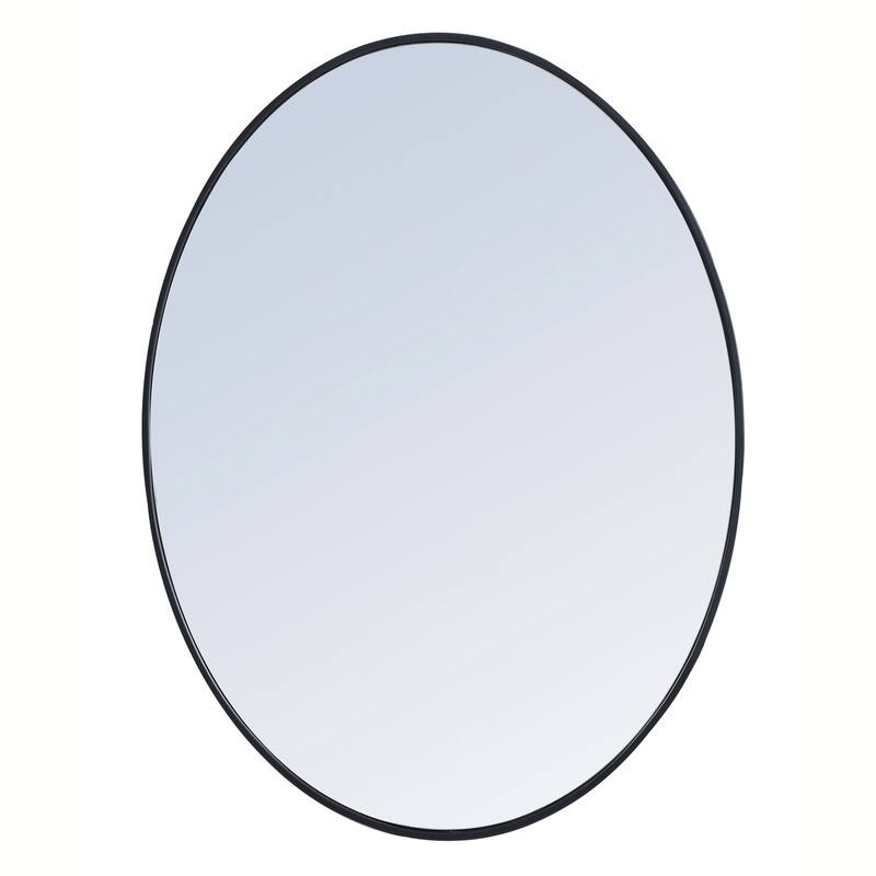 Carson Carrington Labbemala Metal Frame Oval Mirror