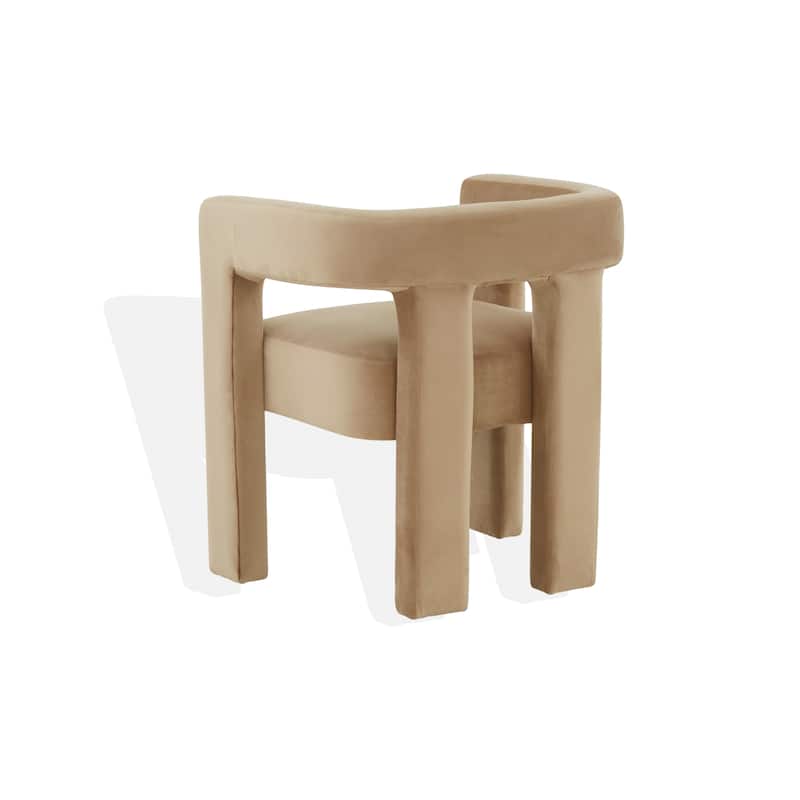 SAFAVIEH Couture Deandre Cut Out Accent Chair (Fully Assembled) - 24.8 IN W x 20.8 IN D x 26.8 IN H