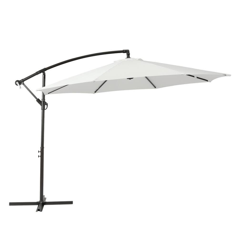 Weller 10-foot Offset Cantilever Hanging Patio Umbrella