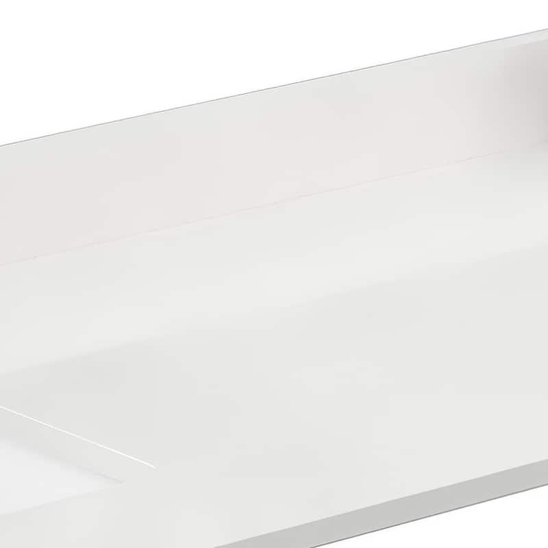 Wyndham Collection WCFQC372DTOPUNS-Q 72" Quartz Vanity Top with