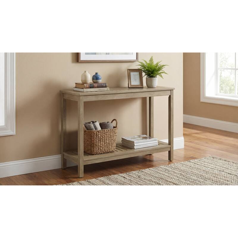 DTY Outdoor Living Longs Peak Eucalyptus Console Table