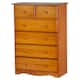 100% Solid Wood 6-Drawer Chest