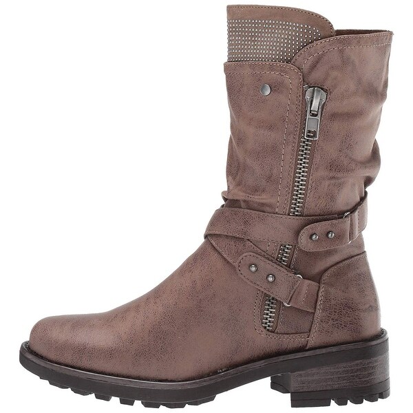 carlos by carlos santana sawyer moto boots taupe