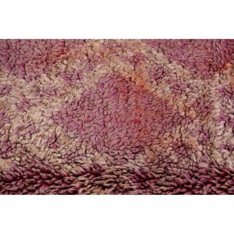 Antique Tribal Moroccan Area Rug Wool Hand-knotted Oriental Carpet - 5'8" x 11'3"