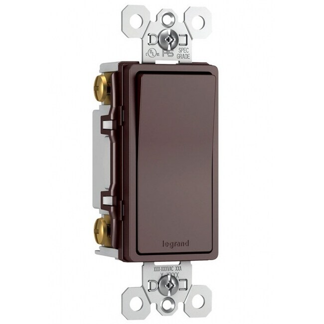 Legrand Tm874dbcc6 Radiant 4 Way Paddle Switch Dark Bronze