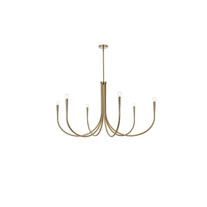Indigo Home 50 inch chandelier - Gold