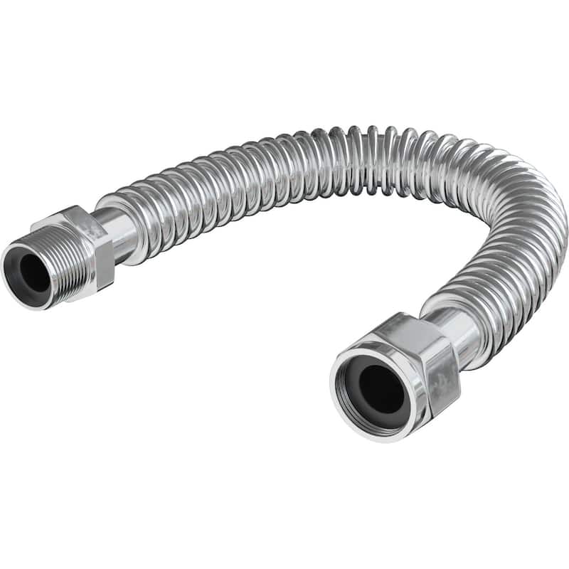 PROFLO PFXCHFM18N 3/4" x 18" FIP x MIP Corrugated Flexible Water - Black