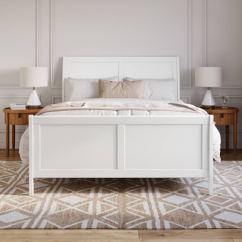 AFI Portland Foundation Bed with Matching Footboard