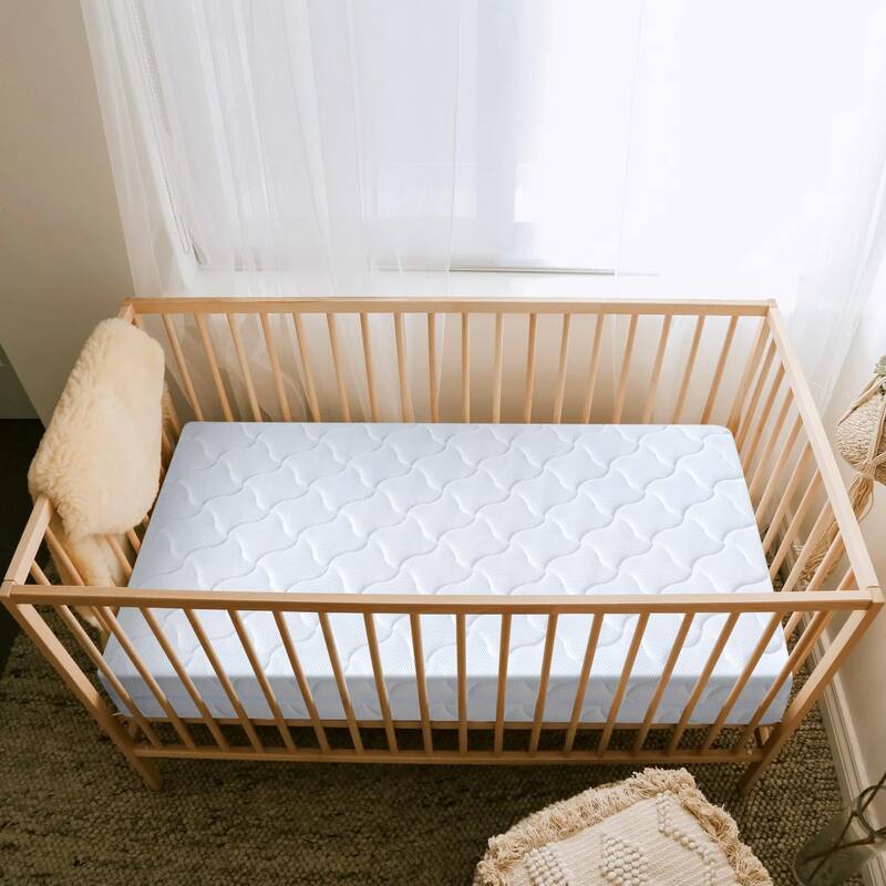 Crib and Toddler Mattress, Removable Cover & Rinseable Core, Breathable