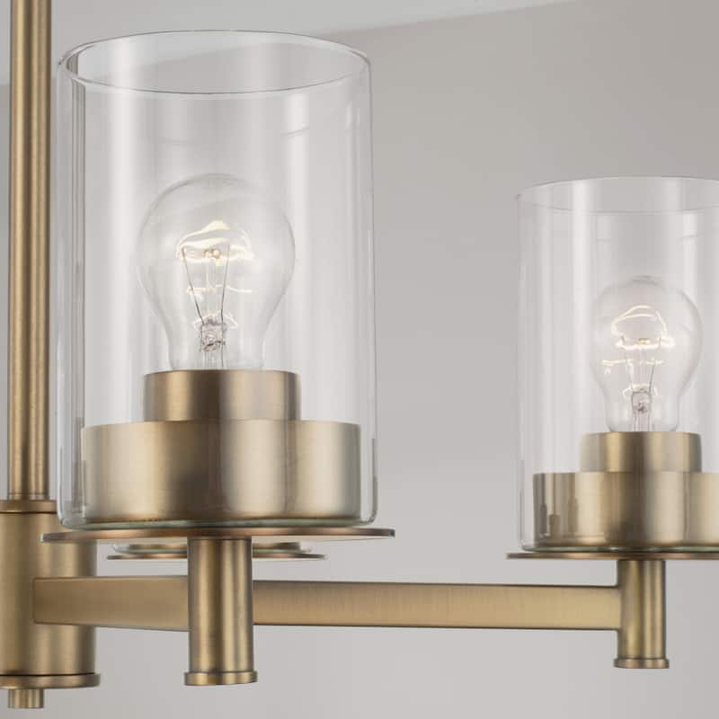 Mason 5-light Chandelier w/ Clear Glass