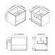 preview thumbnail 7 of 11, Laila 24" Single Bathroom Vanity Set