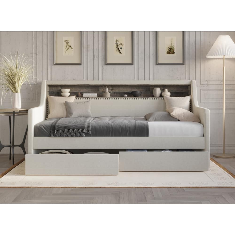 Brianna Upholstered Twin Daybed