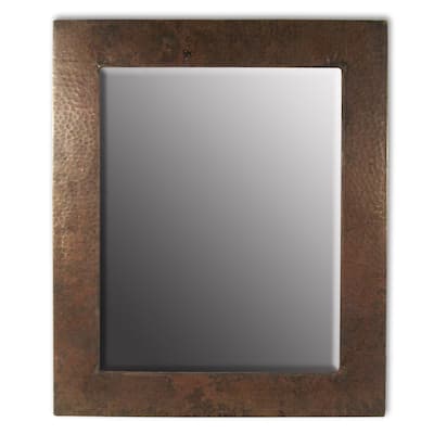 Native Trails Sedona Rectangular 26"H x 22"W Beveled Copper Mirror