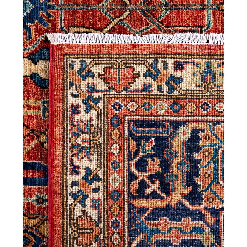 Serapi One-of-a-Kind Hand-Knotted Area Rug - Red - 9' 0" x 12' 1"
