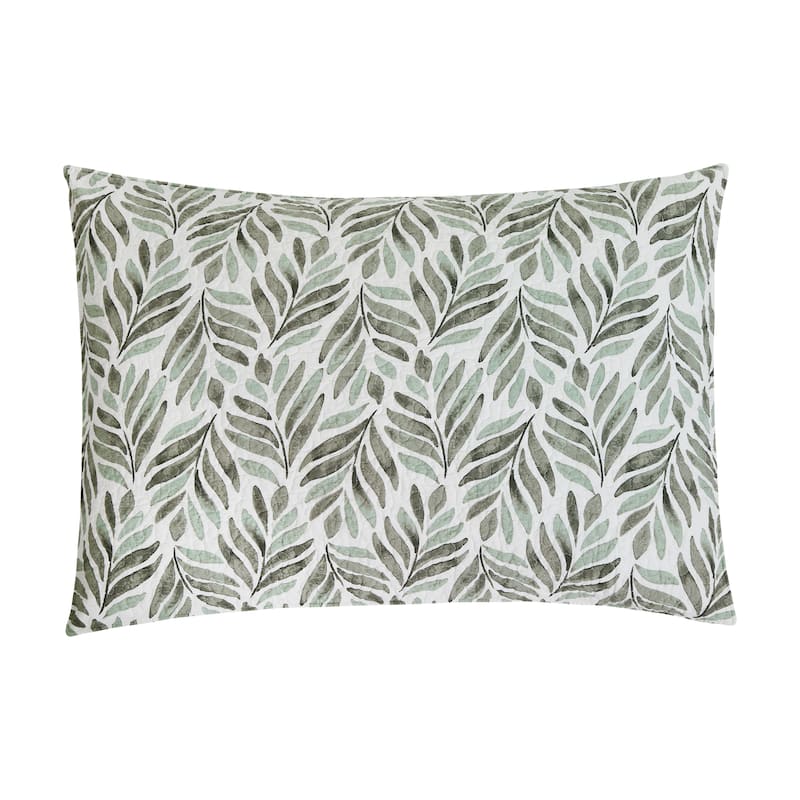 Blair Cotton Botanical Quilt Set - Reversible and Machine Washable