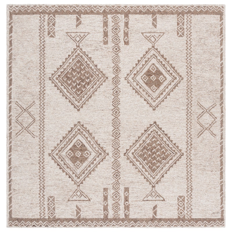 SAFAVIEH Handmade Kenya Tiburcia Rustic Southwestern Boho Wool Rug