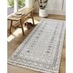 preview thumbnail 1 of 6, Livabliss Berlin Modern & Contemporary Diamond Area Rug 5' 3" x 7' - White/Charcoal