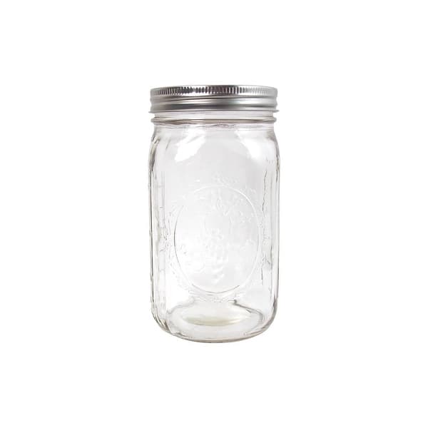 Ball Glass Mason Jar with Lid & Band, Wide Mouth, 32 oz, Single Jar 