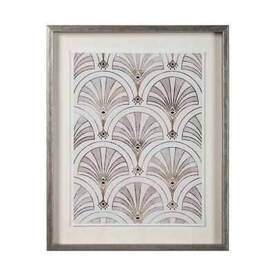 Deco Patterning II Framed Art Print