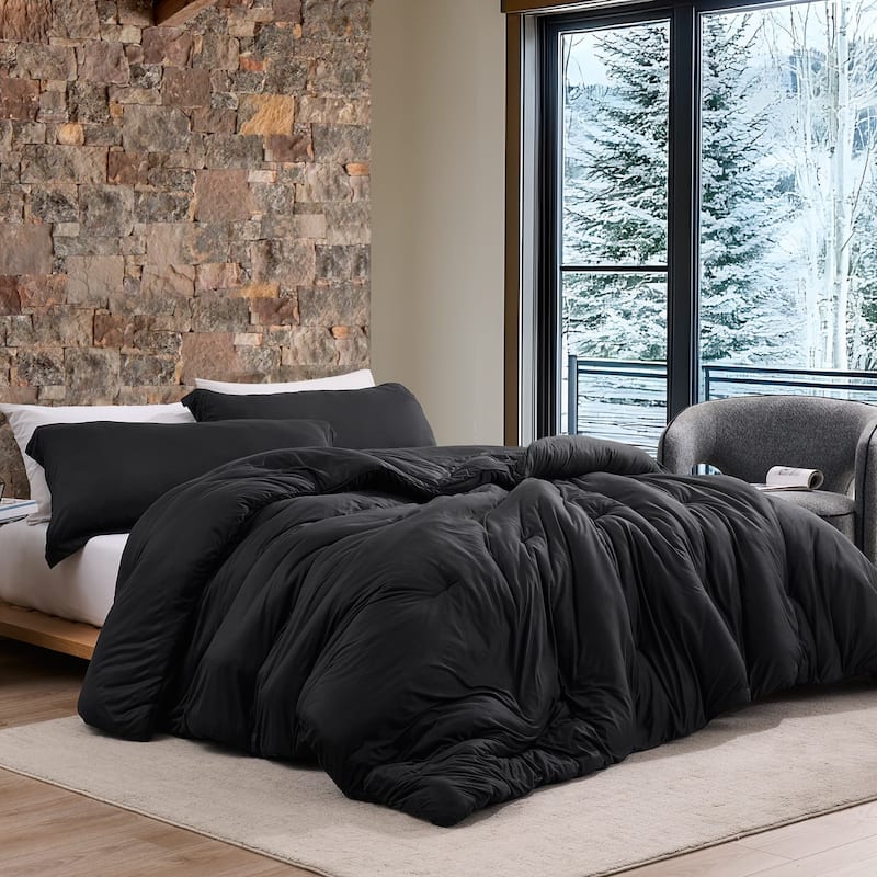 Love Thick® - Springtime Coma Inducer® Oversized Comforter Set - King - Black