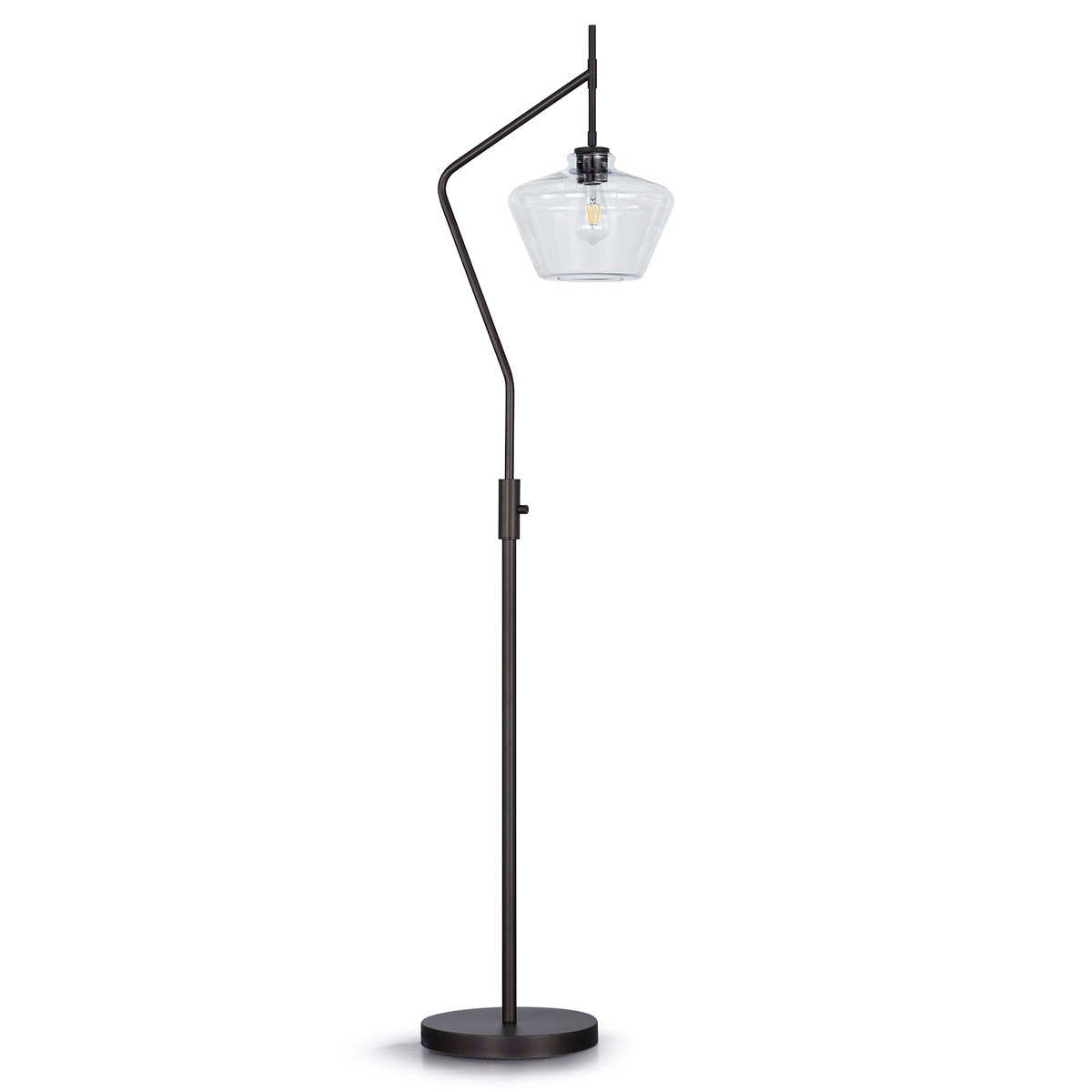 Cafe 69 H Glass Shade Floor Lamp On Sale Bed Bath Beyond 36912037