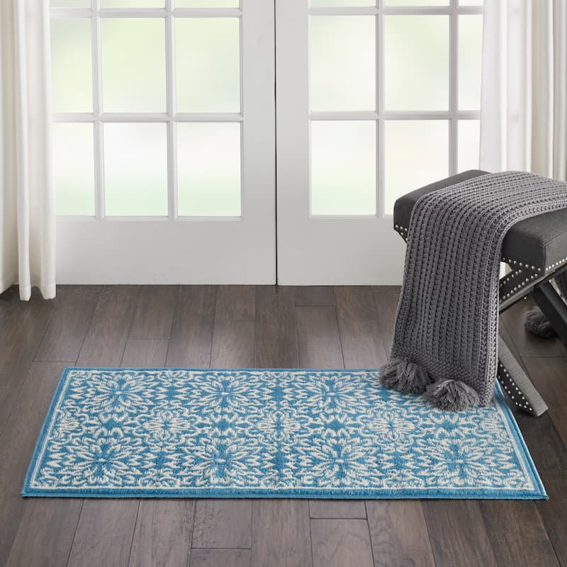 Nourison Jubilant Floral Medallion Area Rug