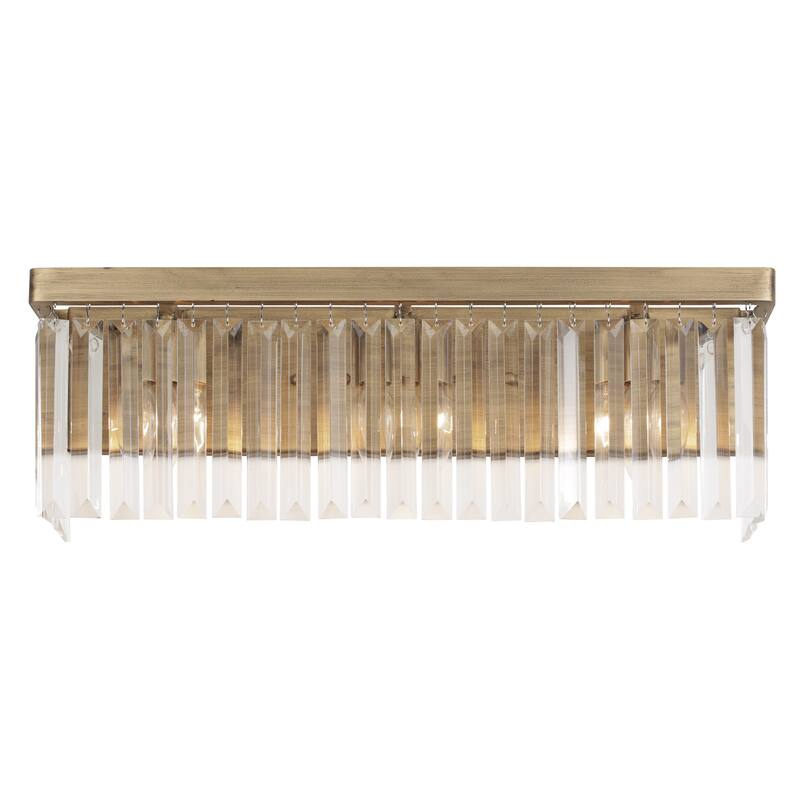 Varaluz Social Club Bathroom Vanity Light - Havana Gold - 21.5"W - Gold