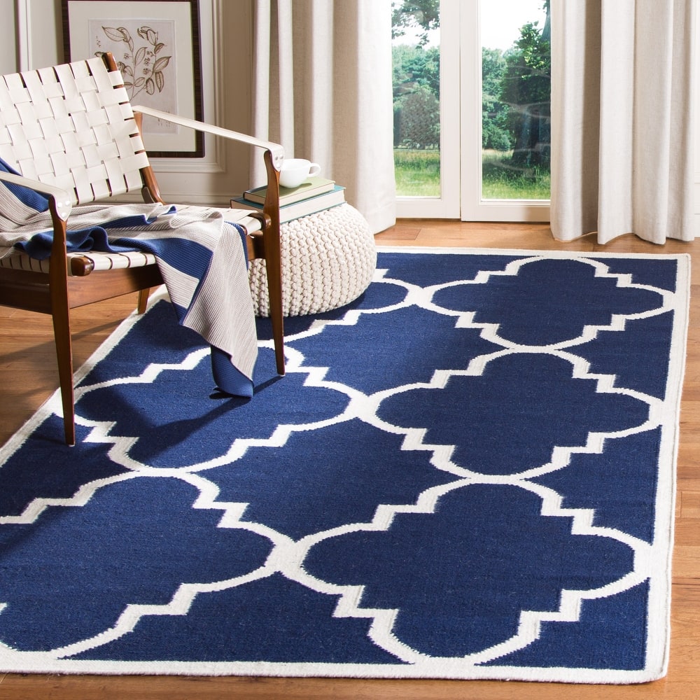 SAFAVIEH Handmade Flatweave Dhurries Jinan Modern Moroccan Wool Rug