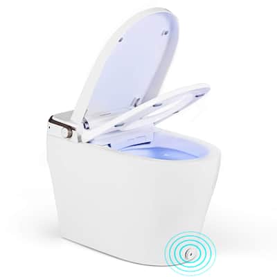 Costway Smart Toilet Elongated Bidet Toilet with Adjustable Heated - See Details