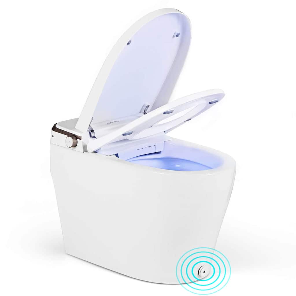 Costway Smart Toilet Elongated Bidet Toilet with Adjustable Heated - See Details