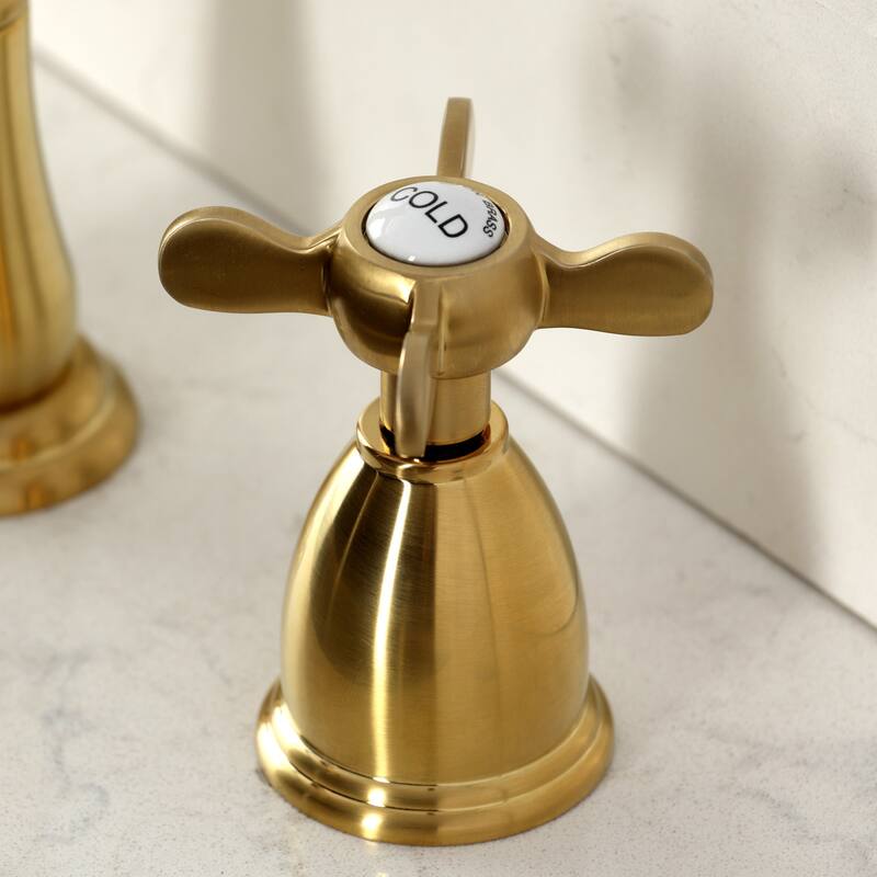 Kingston Brass Essex Double-Handle Wall-Mount Pre-Rinse Bridge Kitchen Faucet