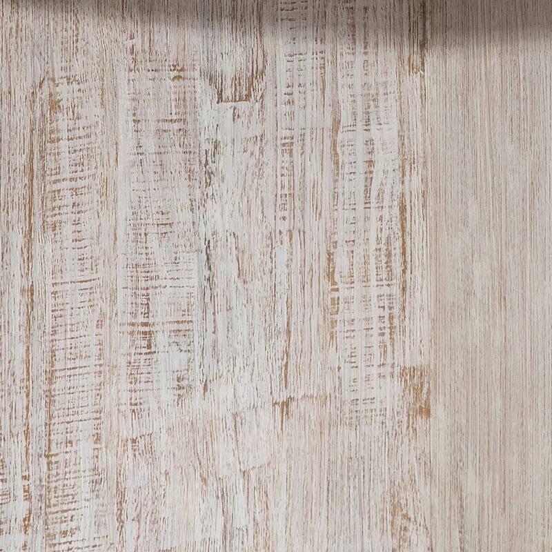 Landon Round Reclaimed Pine Natural Finish Dining Table with Cross Base