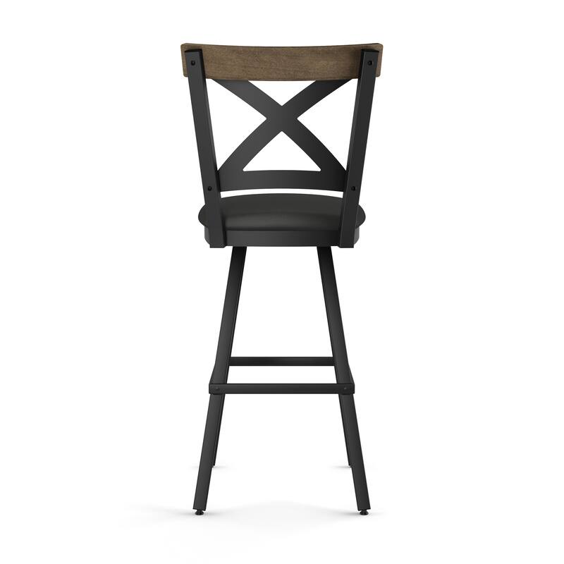 Amisco Snyder Swivel Counter and Bar Stool