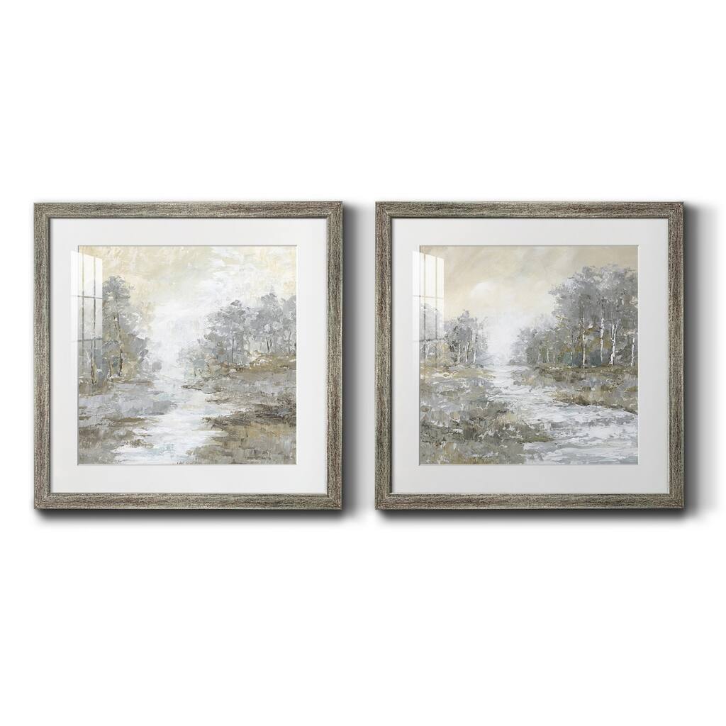 Babbling Brook I- Premium Framed Print - Ready to Hang - Multi-Color