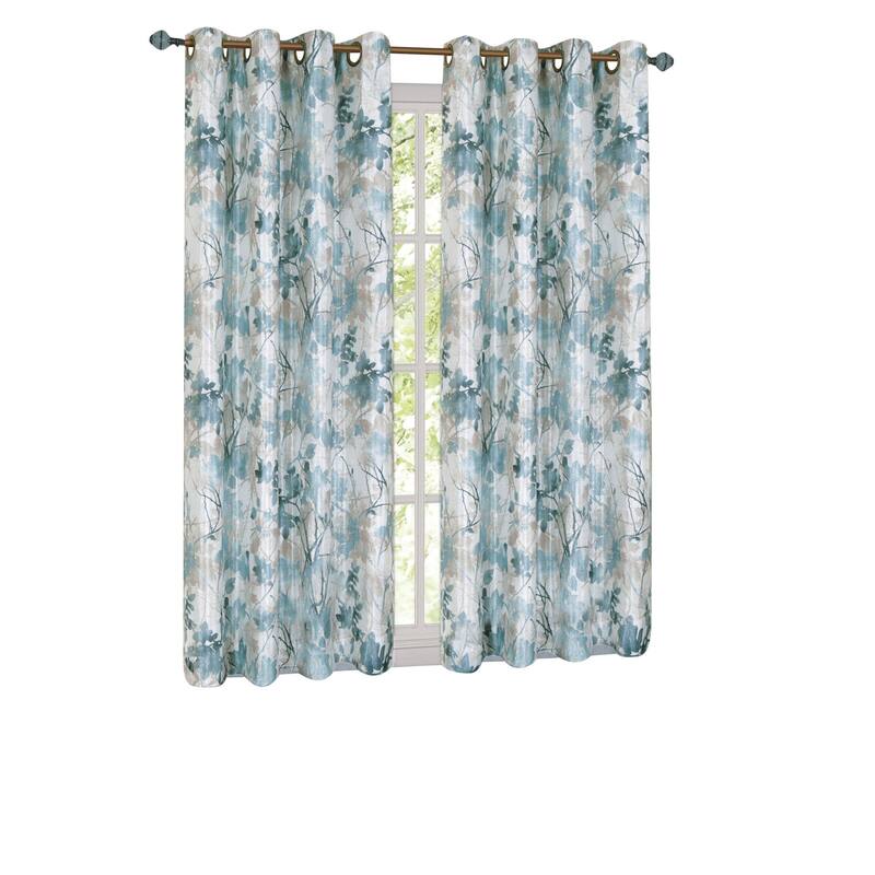 Tranquil Trees Insulated Curtain Panel